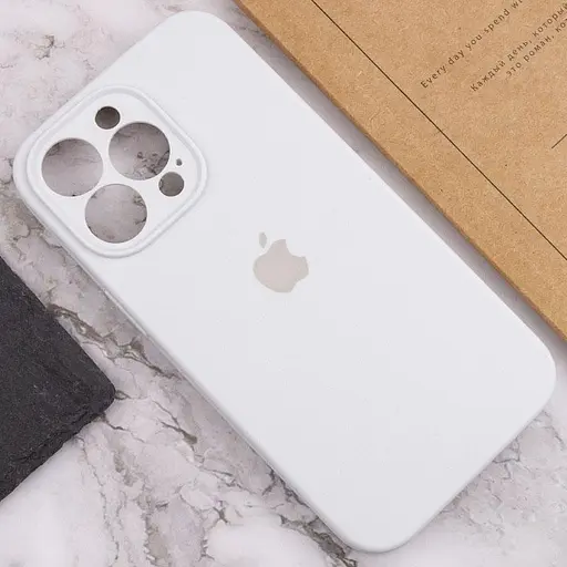 Чохол Epik Silicone Case Full Camera Protective AA для Apple iPhone 15 Pro Max 6.7 Білий/White - фото 5