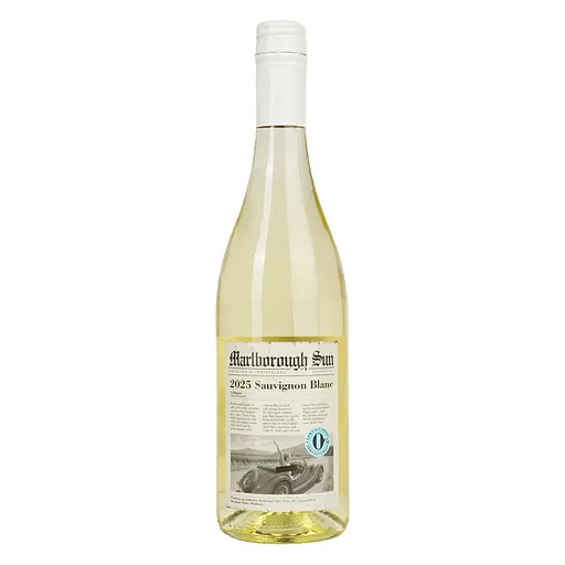 Вино деалкоголизированное полусухое белое Совиньон Блан Marlborough Sun 0% 0.75 л - фото 1