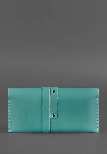 Кожаный женский тревел-кейс Voyager 1.2 Бирюзовый - фото 4