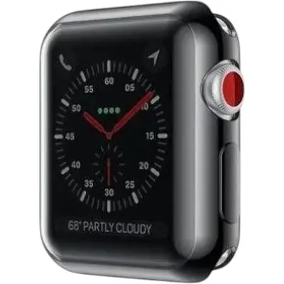Чохол-накладка DK Silicone Face Case для Apple Watch 42mm (black)