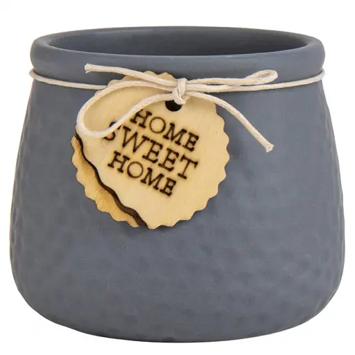 Кашпо Elisey Sweet home 9 см сірий (9053-009c)  