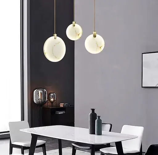 Світильник з мармуровим корпусом | Арт. DE 4C | Line F - фото 4