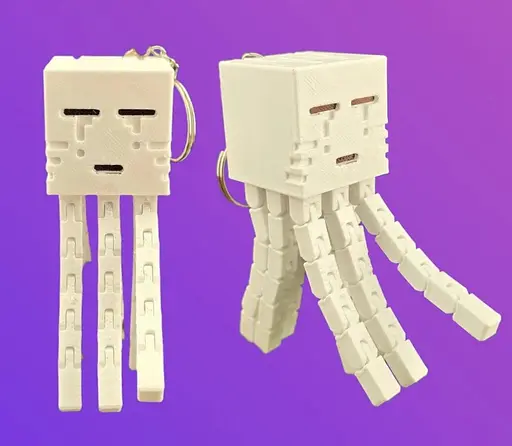 3D Іграшка Герой Майнкрафт Гаст, 9 см, рухливий - фото 2