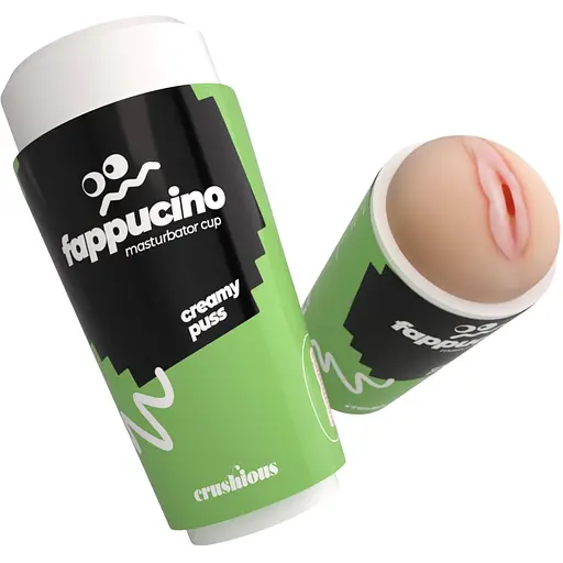 Інтимний мастурбатор Crushious Fappuccino Creamy Puss портативний 16 х 7 см - фото 2