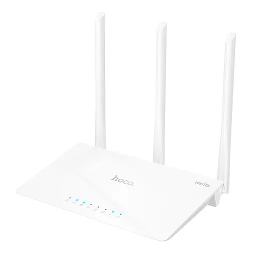 Бездротовий маршрутизатор (роутер) Hoco HI30 Wi-Fi 4 - фото 1
