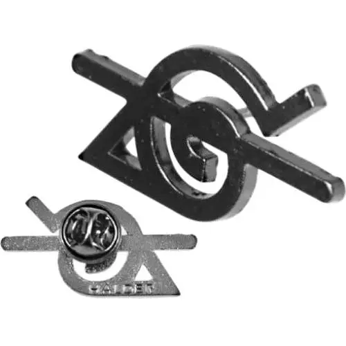 Значок Naruto Наруто лого Коноха Село Прихована в Листві перекреслений лист NА 27.06 - фото 1