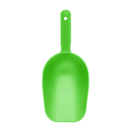 Совок большой пластиковый для сахара, специй и сыпучих продуктов с отверстием для подвешивания 28х11.6х6.5 см, Kitchette Салатовый 86998 - фото 2