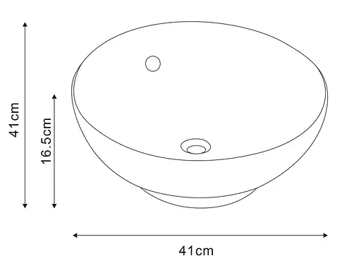 Умивальник накладний Mixxus Premium Topper-0201 410x410x165 мм з переливом MP6649, Графит - фото 9