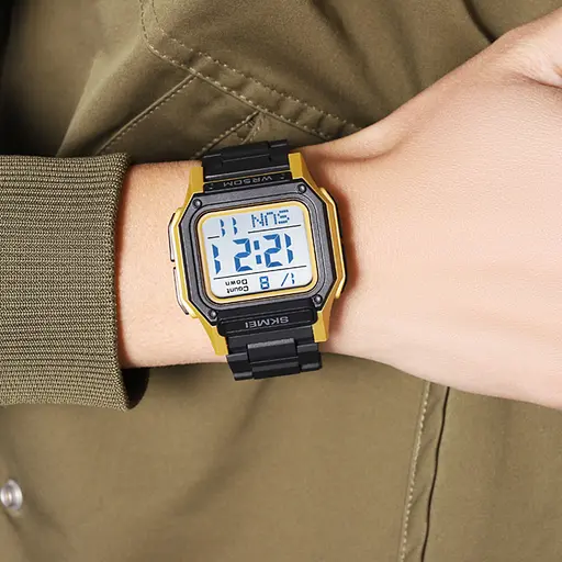 Наручные часы мужские 2264BKGDWT Black-Gold-White Skmei acs0030089 - фото 4