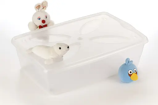 Контейнер для хранения Light малый 40x60x15h, 24 л прозрачный - фото 2