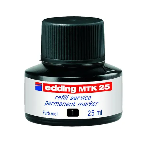 Чернила для заправки Edding Permanent e-MTK25 черная (e-MTK25/01)