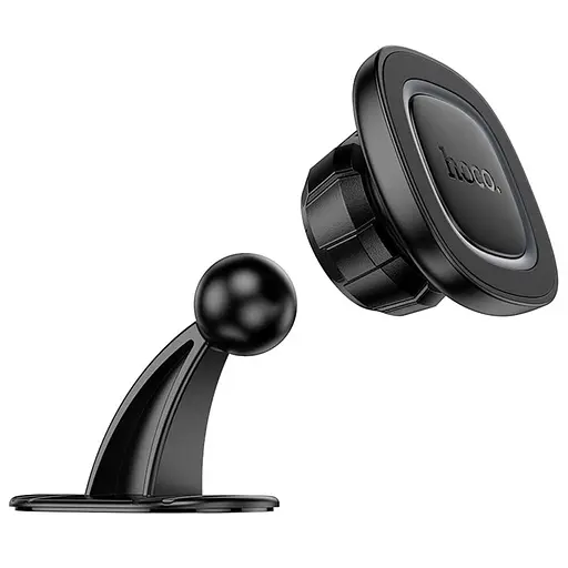 Автотримач Hoco H73 Crown magnetic (center console) Black / Metal gray - фото 3