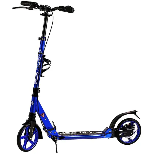 Самокат Best Scooter 80-105х46.5х13.6 см Синій 000248241