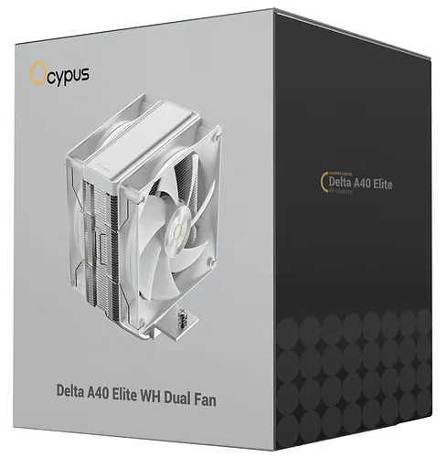 Кулер для процесора OCYPUS DELTA A40 ELITE WH DUAL FAN (DELTA-A40-WH2NNWN00X-GL) - фото 10