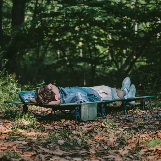 Кровать туристическая складная Naturehike XJC08 CNK2550WS020 (полиэстер + алюминий) Черный - фото 9