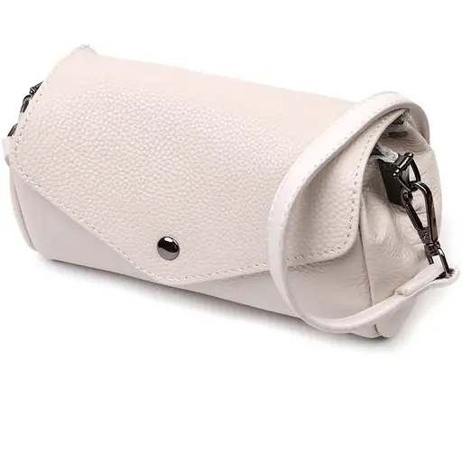 Кожаная женская сумка Vintage с треугольным клапаном 21.5х13.5х7 см sum0028983 - фото 1