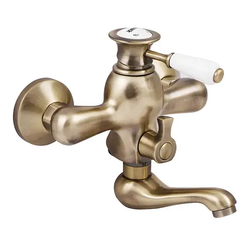 Змішувач для ванни Zerix Z3017-2 ZX0549 Бронза - фото 1