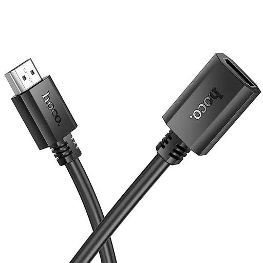 Дата кабель Hoco US13 HDTV male to HDTV female HD extension (2m) Black - фото 2
