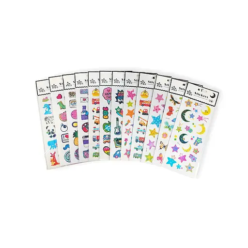 Наліпки дитячі 12 дизайнів 12 шт. (762817ML)