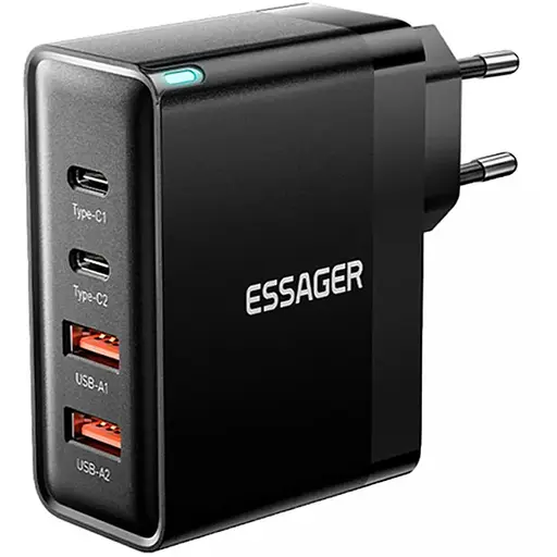 Зарядное устройство Essager GaN2 Pro мощный QC PD 100W 20V 5A