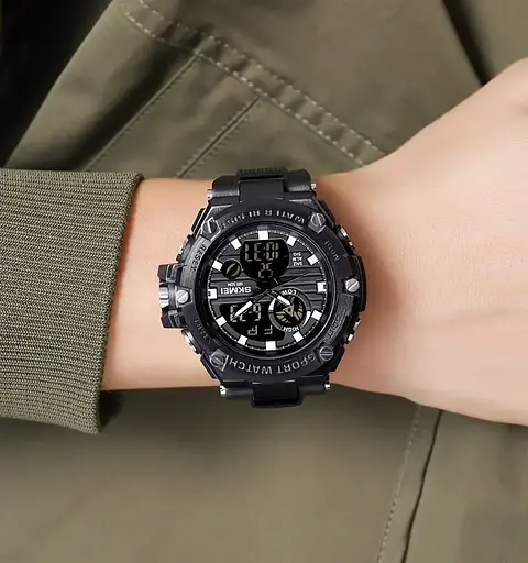 Часы мужские наручные спортивные Skmei 2119 (Черный) - фото 6