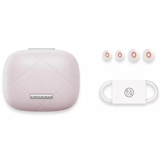 Навушники бездротові Baseus AirNora 3 TWS стереогарнітура в кейсі рожева (A00076701413-00) - фото 6