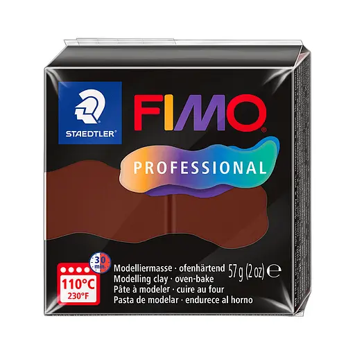 Пластика Professional шоколадная 57г Fimo [CD]