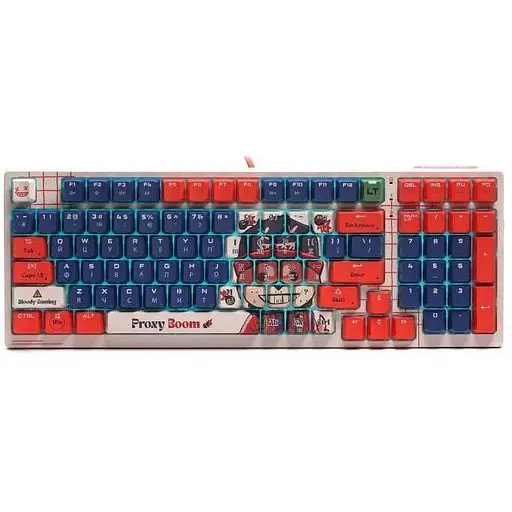 Клавіатура Bloody AT98 RGB Proxy Boom White/Red