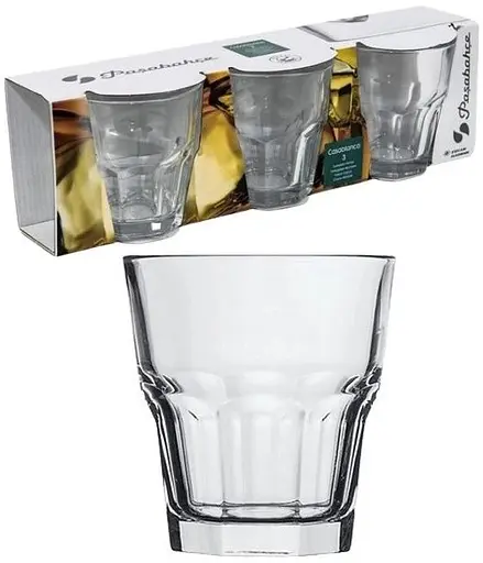 Касабланка склянка для віскі Pasabahce 265 мл набір в коробці 3 шт (52705) - фото 2