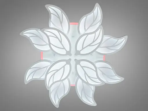 Візуально приваблива LED-люстра з димером та підсвічуванням, потужністю - фото 2