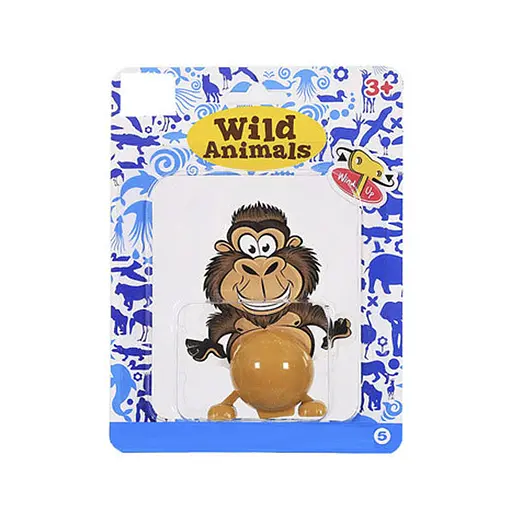 Іграшка заводна "Тварини" Bambi 2029A 14 см Мавпа - фото 1