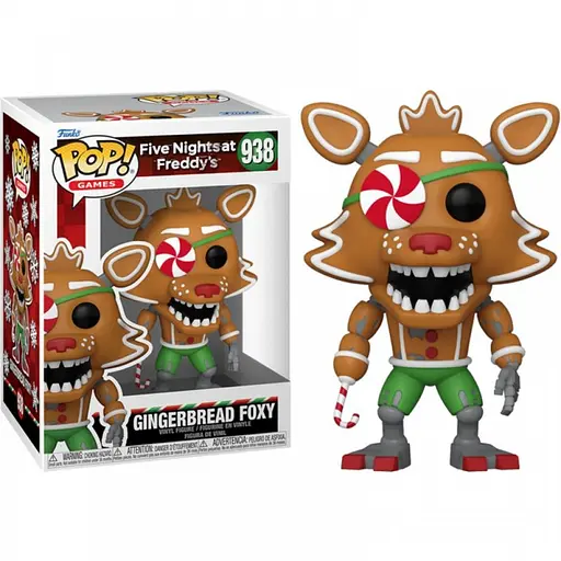 Фігурка Funko Pop П'ять ночей з Фредді Фоксі Пряник Five Nights at Freddy's Gingerbread Foxy 10 см FP FN F 938