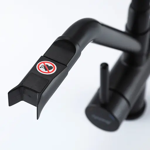 Змішувач для кухні на дві води Gappo G4398-86 чорний матовий - фото 5