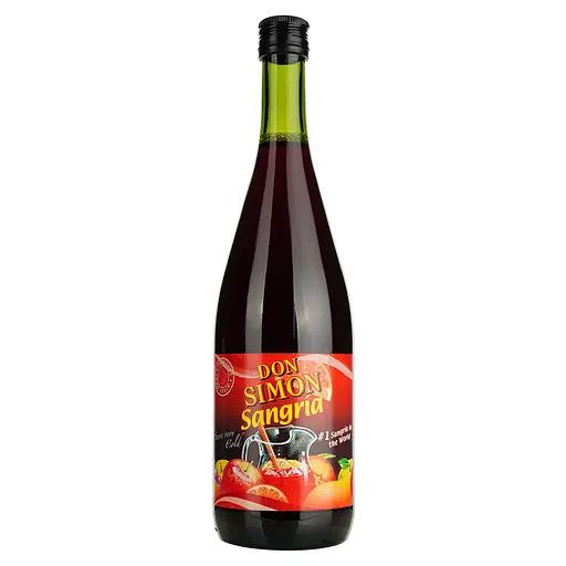 Вино Don Simon Sangria, червоне, солодке, 7%, 1 л - фото 1
