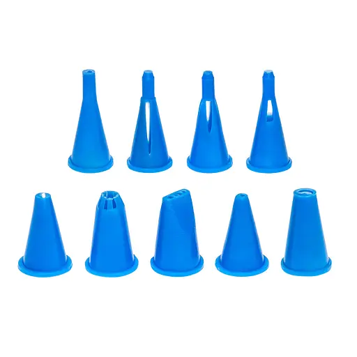 Шприц кулінарний кондитерський 13.5 см + 10 насадок, Master Class 82611 - фото 5