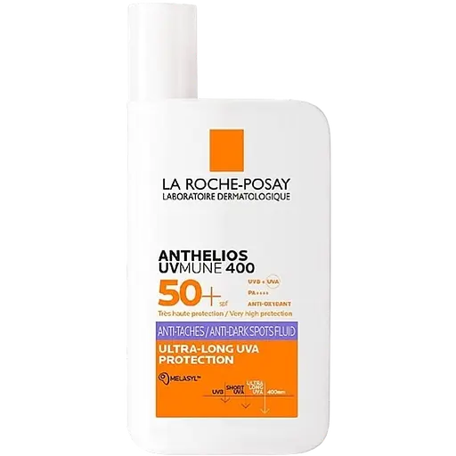 Набор La Roche-Posay: Очищающий гель-микропилинг Мела В3, способствующий выравниванию тона и приданию сияния коже 200 мл + Солнцезащитный легкий корректирующий флюид Anthelios UVmune 400 SPF50+ 50 мл - фото 14