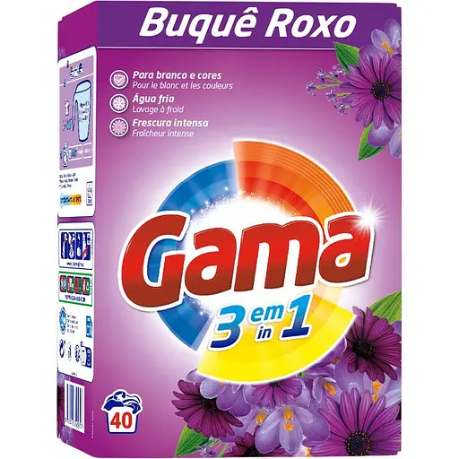 Порошок Gama Buque Roxo Universal 3в1 40 циклів прання 2.2 кг - фото 1