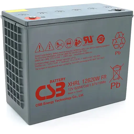 Акумуляторна батарея CSB XHRL12620W, 12V 139Ah (342х275х170мм)