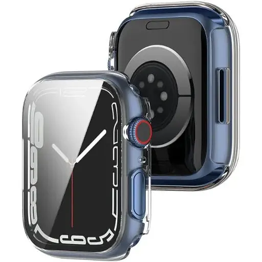 Чохол-накладка DK Пластик Soft-Touch Glass Full Cover для Apple Watch 45mm (clear) - фото 2