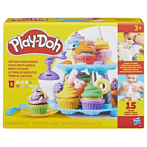Набір для творчості Hasbro Play-Doh Вежа капкейків з масою для ліплення (G0529) - фото 16