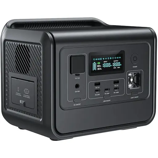 Зарядная станция Choetech BS060 800Вт (512Вт/ч) AC, LiFePo4, MPPT, UPS, USB-C PD100 Вт