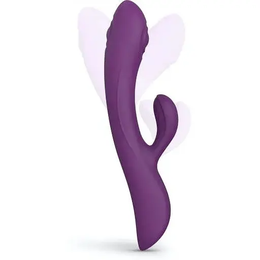 Вібратор-кролик зі спрямованим масажем точки G - Love To Love Bunny&Clyde - Purple Rain - фото 2