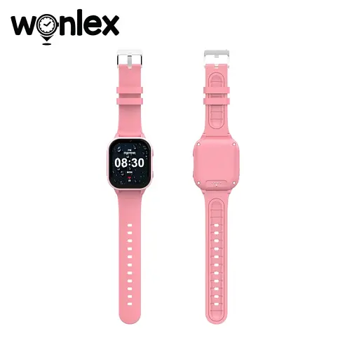 Смарт-часы детские Wonlex KT19 RPO 4G с камерой WI-FI GPS SIM-карта Pink (16993) - фото 3
