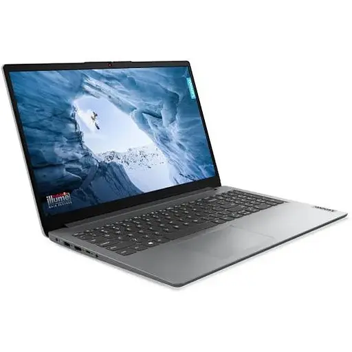 Ноутбук Lenovo ideapad 1 15IJL7, Cloud Grey, 15.6" (1920x1080, IPS), Celeron N4500 (2x1.10-2.8 GHz), 8Gb DDR4, 512Gb NVMe, UHD Graphics, WiFi 6, Bluetooth 3.0/1xUSB 2.0, HDMI, 42 Wh, Без ОС (82LX00AKRA)
