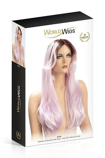 Парик World Wigs Aya Long Two-Tone Mauve One size - фото 2