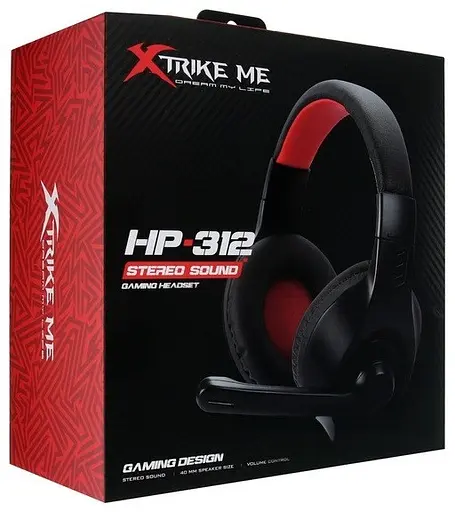 Проводные наушники Xtrike Me Gaming  HP-312, 2*3.5mm, PC, PS4, PS5, black - фото 7