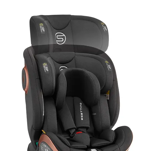 Автокрісло Sesttino Extender i-Size 0-36kg Black - фото 10