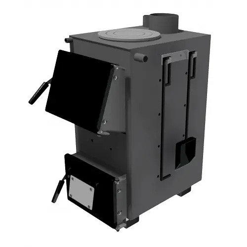 Твердопаливний котел Zubr Classic плита 15 кВт - фото 3