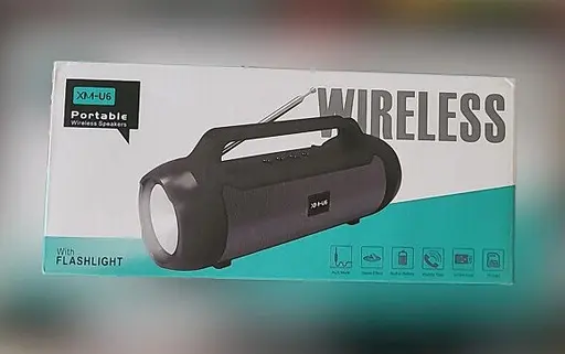 Портативна Bluetooth-колонка XM-U6 Wireless Speaker бездротова колонка з радіоприймачем фм бумбокс - фото 2