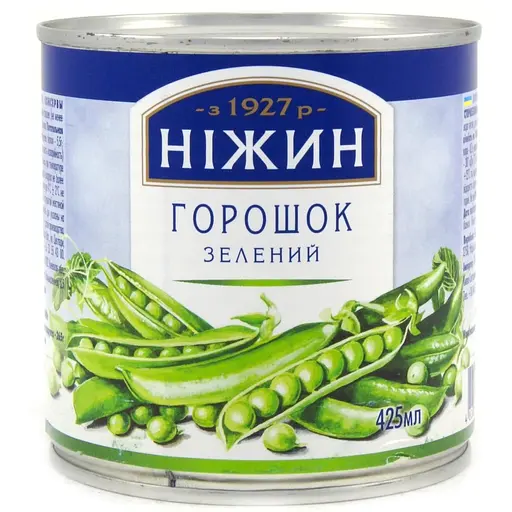 Уцінка. Горошок Ніжин зелений 420 г (567114)